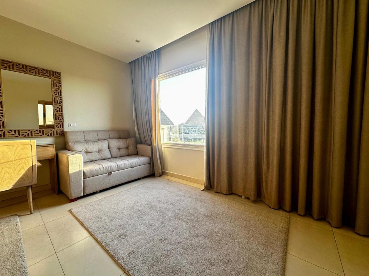 Doudou Pyramids View Hotel Kafret el-Gabal 외부 사진