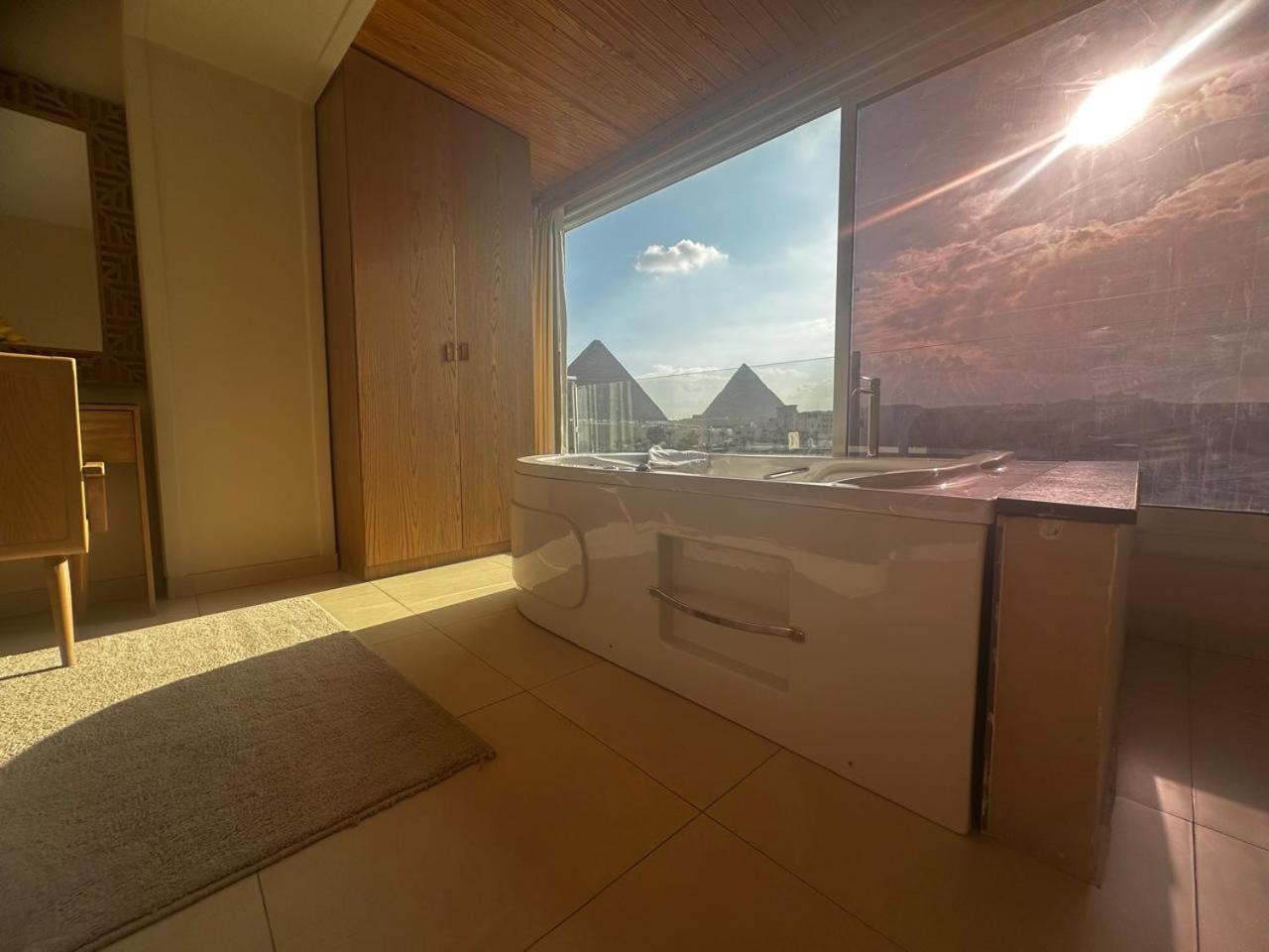 Doudou Pyramids View Hotel Kafret el-Gabal 외부 사진